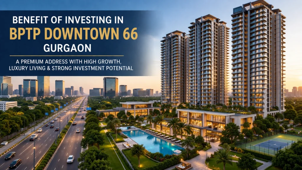 benefit of investing in BPTP Downtown 66 Gurgaon